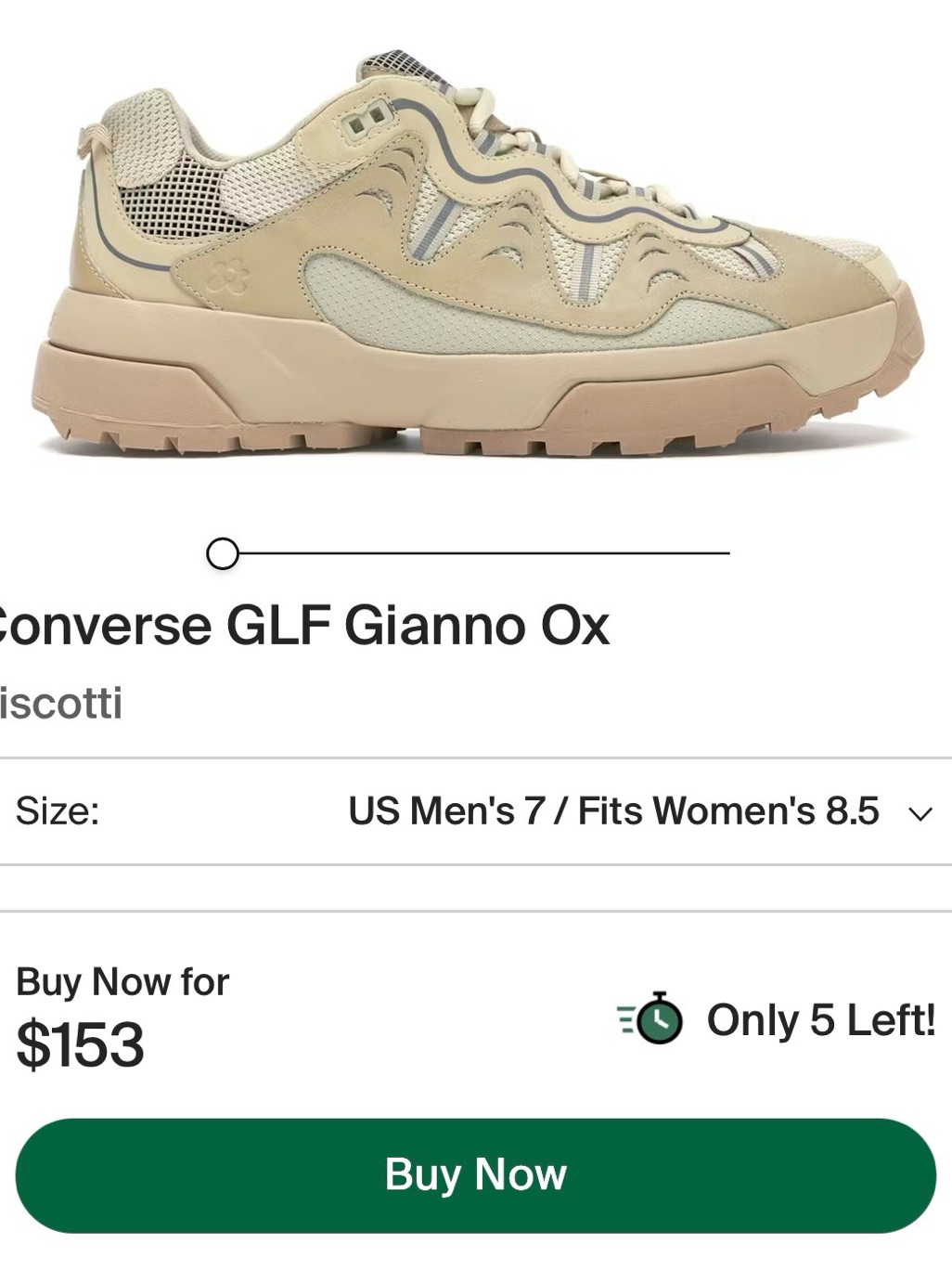 Golf Le Fleur Converse Gianno Ox In Biscotti